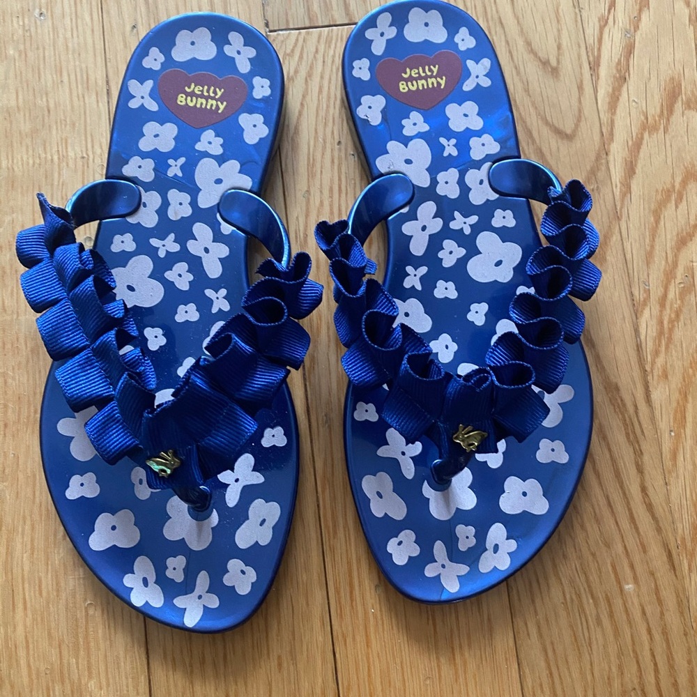 New Navy Girls Jelly Sandals/ Flip flops